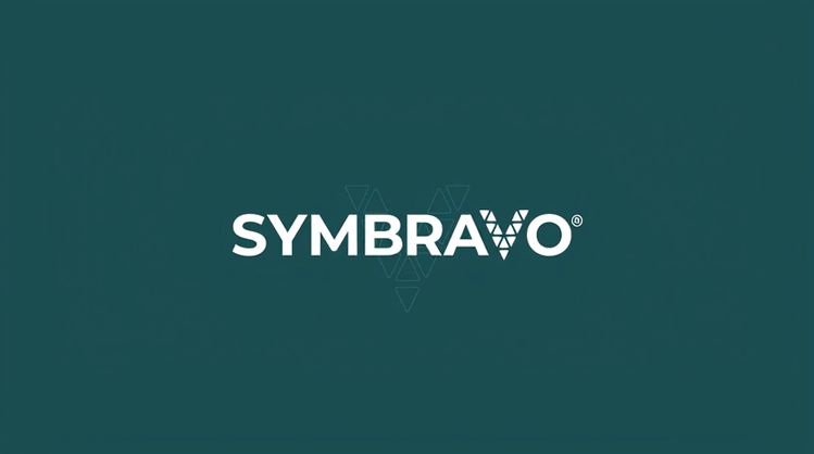 SYMBRAVO animated identity visual.